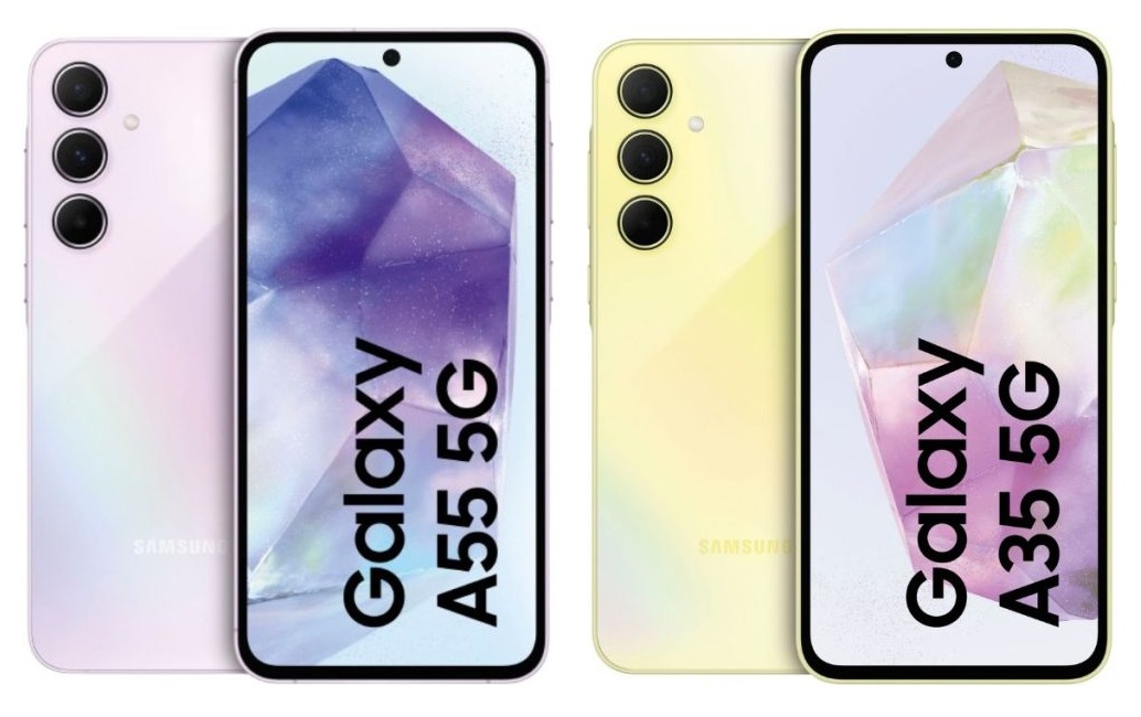 Samsung Galaxy A55 and Galaxy A35