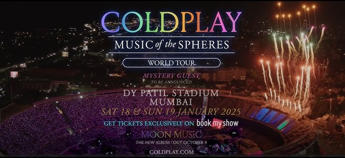 Coldplay India concert 2025