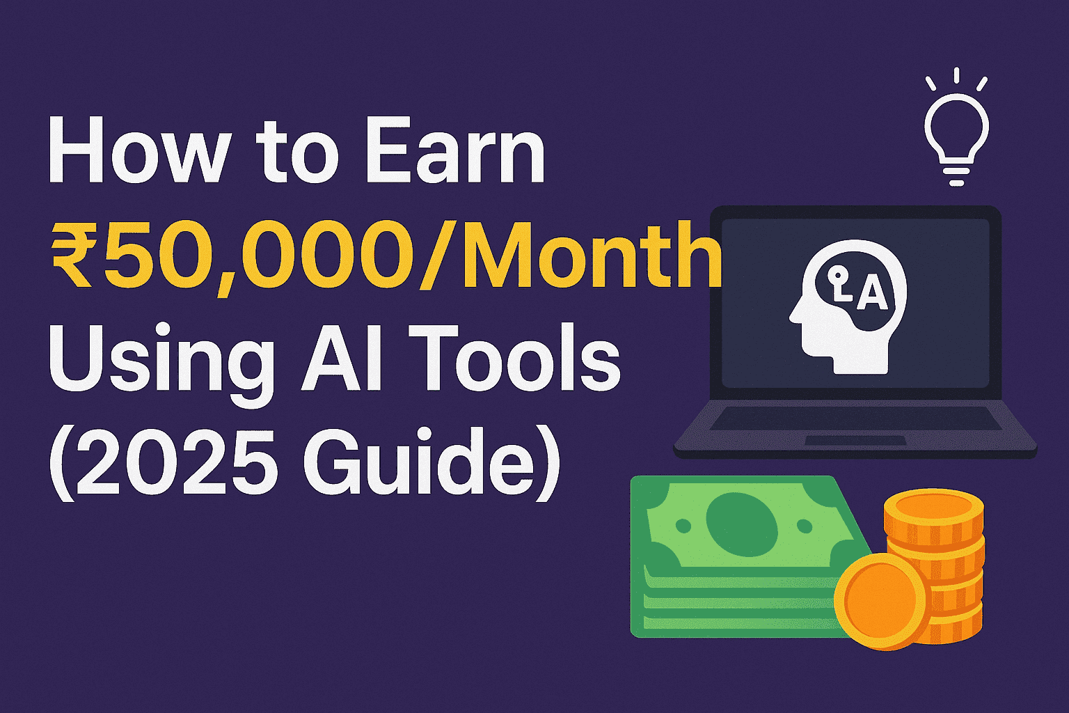 Earn ₹50,000/Month Using AI Tools