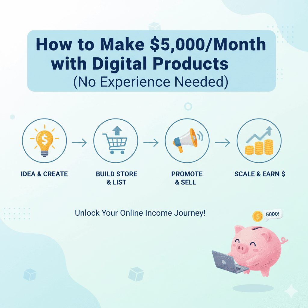 $5,000/Month with Digital Products