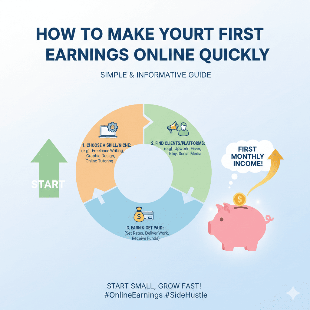 First Monthly Earnings Online