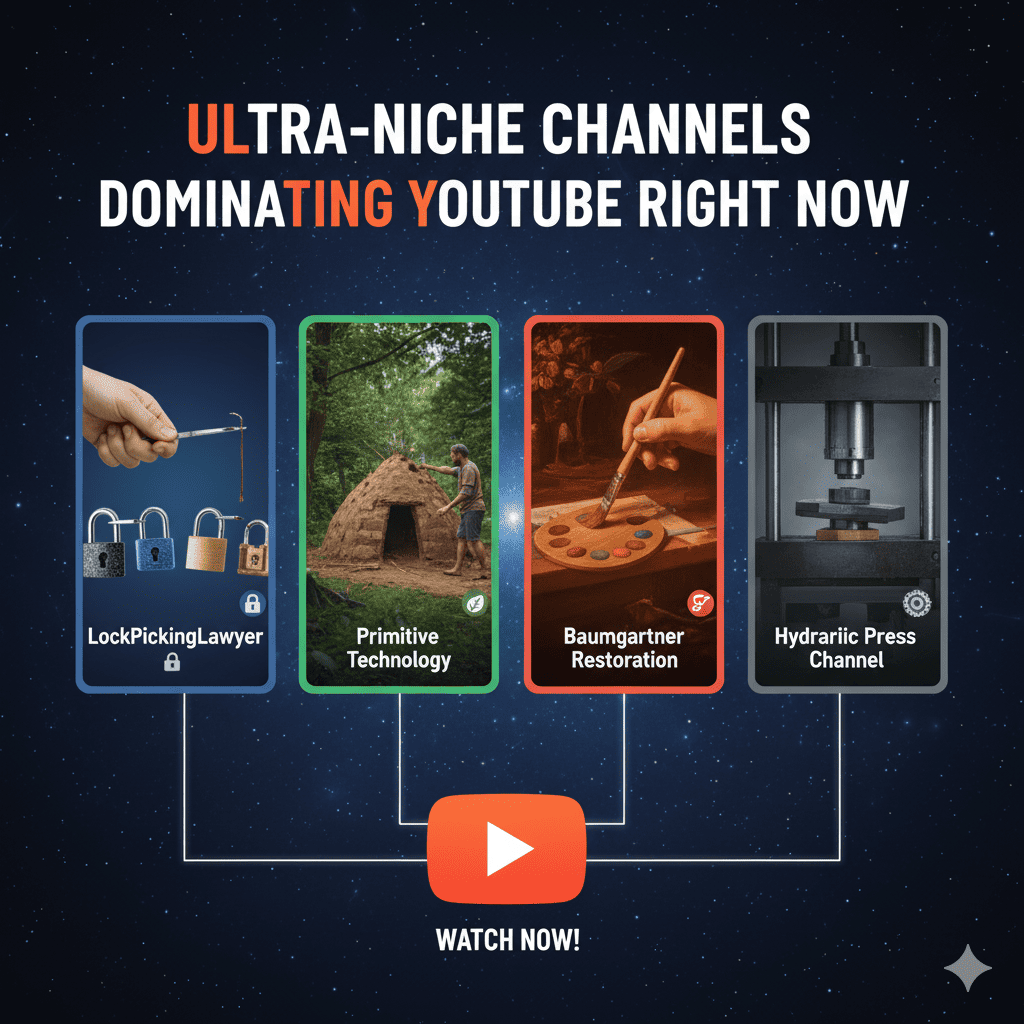 Ultra-Niche Channels Dominating YouTube