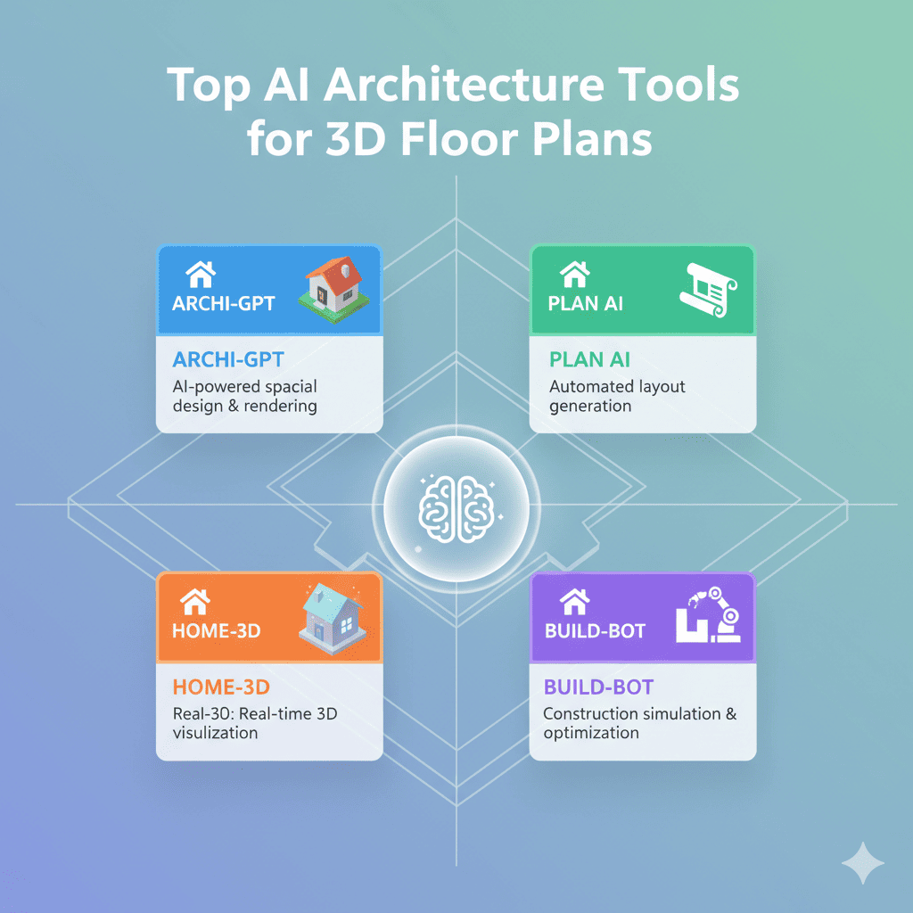 AI Architecture Tools for 3D Floor Plans