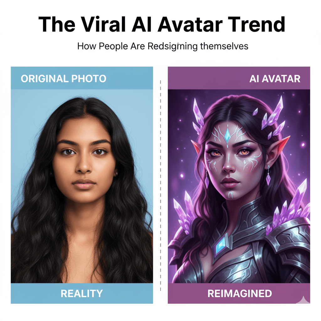 The Viral AI Avatar Trend