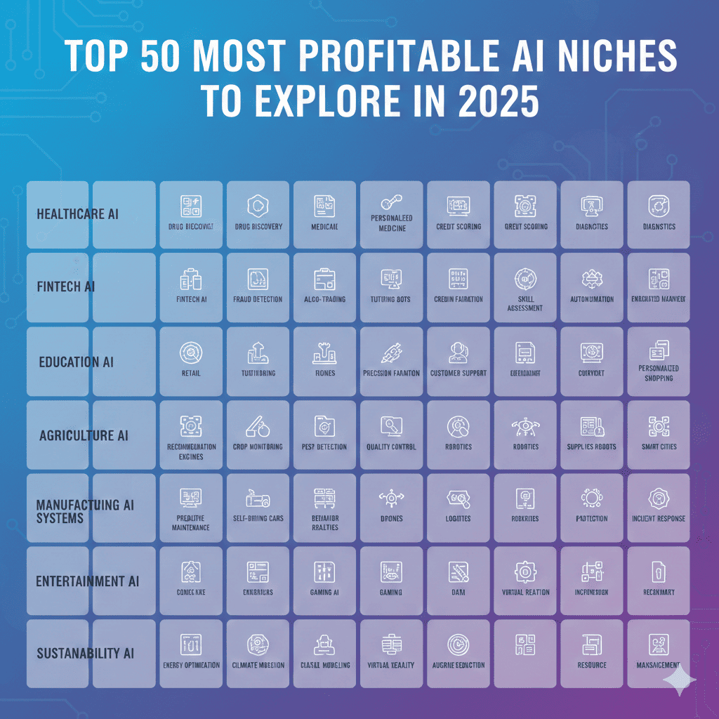 Most Profitable AI Niches