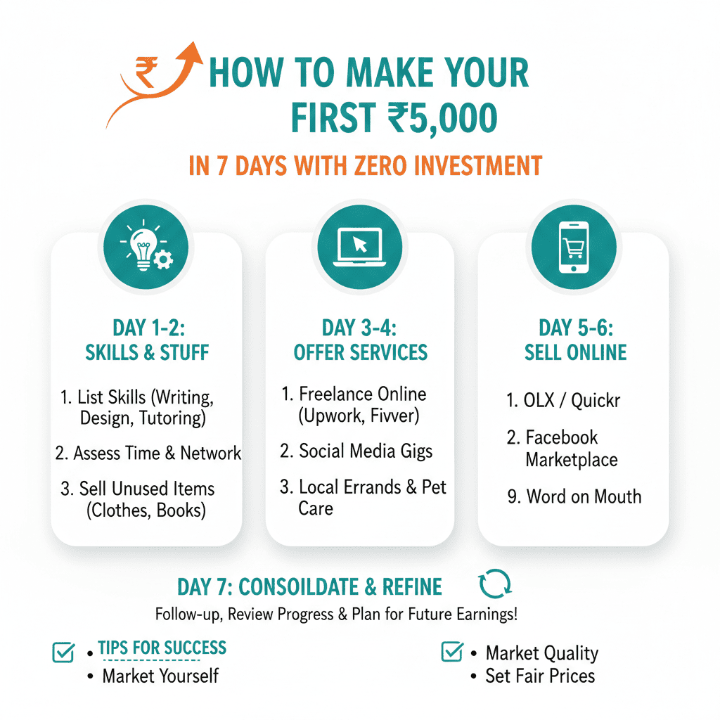 Make Your First ₹5,000 in 7 Days