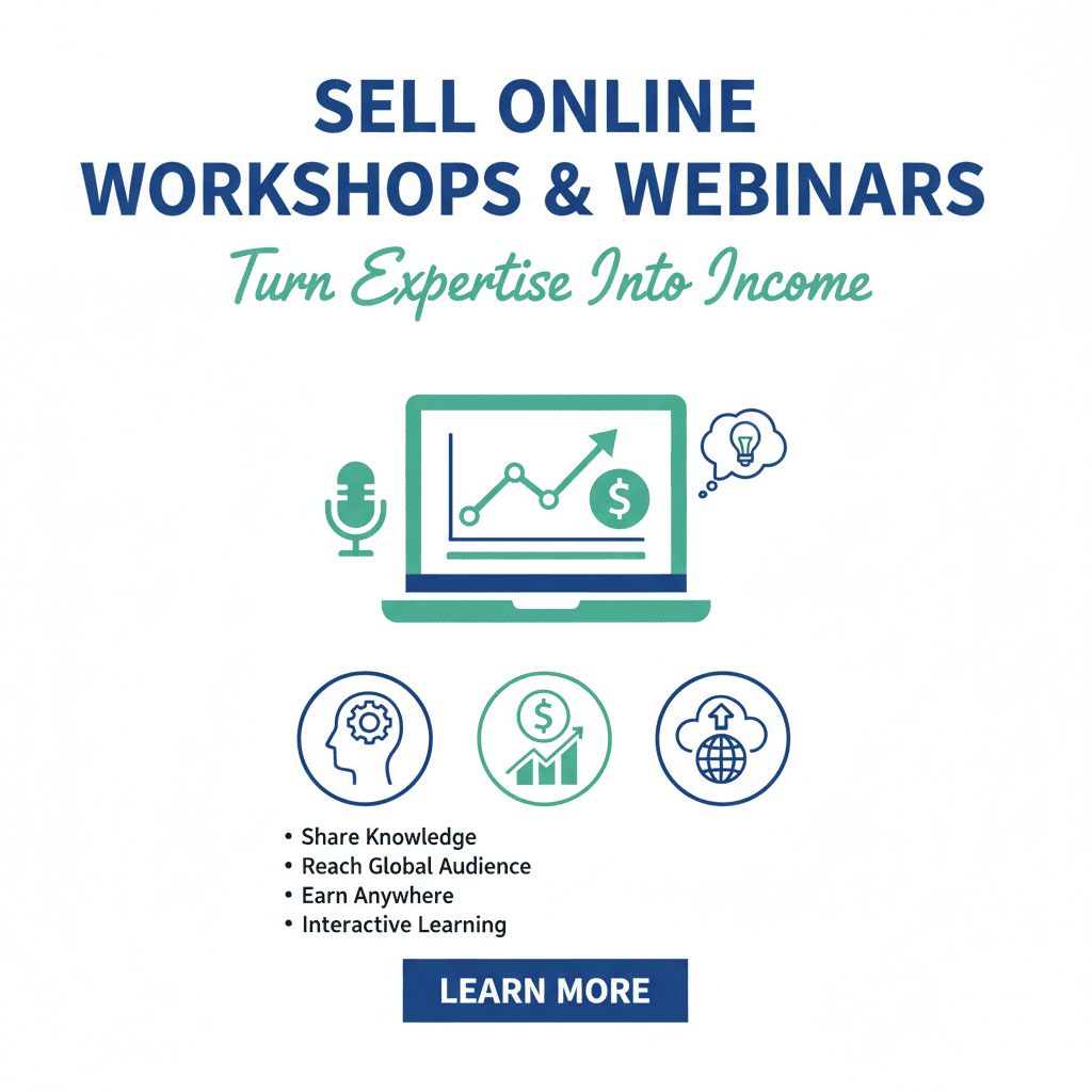 Sell Online Workshops & Webinars