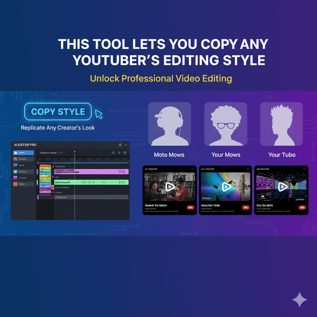 Tool Lets You Copy Any YouTuber’s Editing Style
