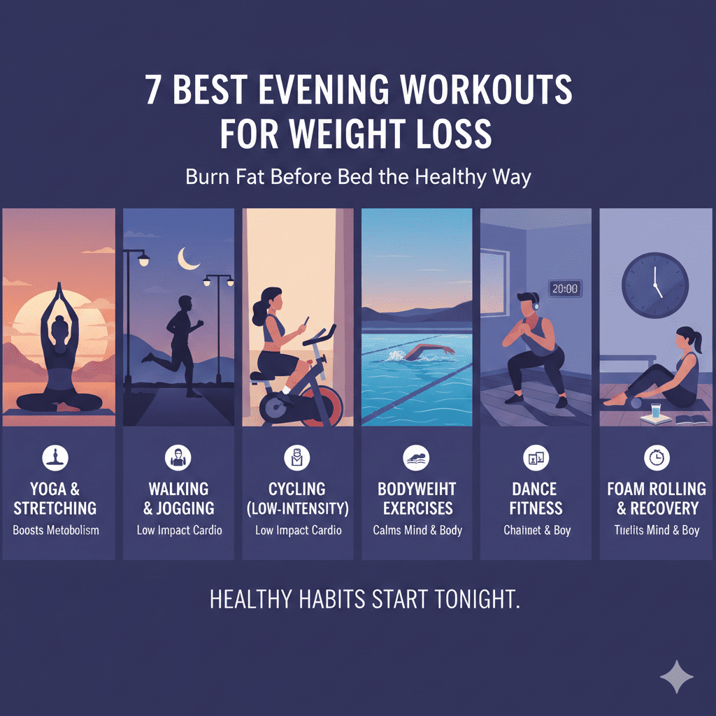 Best Evening workouts for weight loss