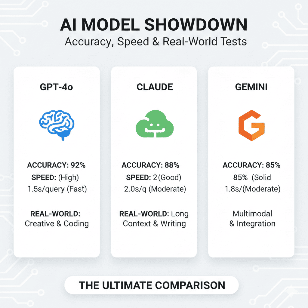  GPT-4o vs Claude vs Gemini