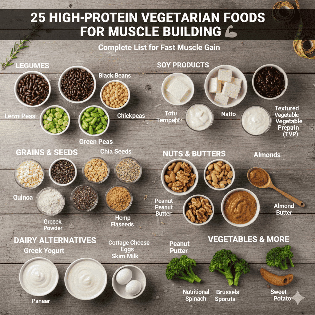 High-Protein Vegetarian Foods
