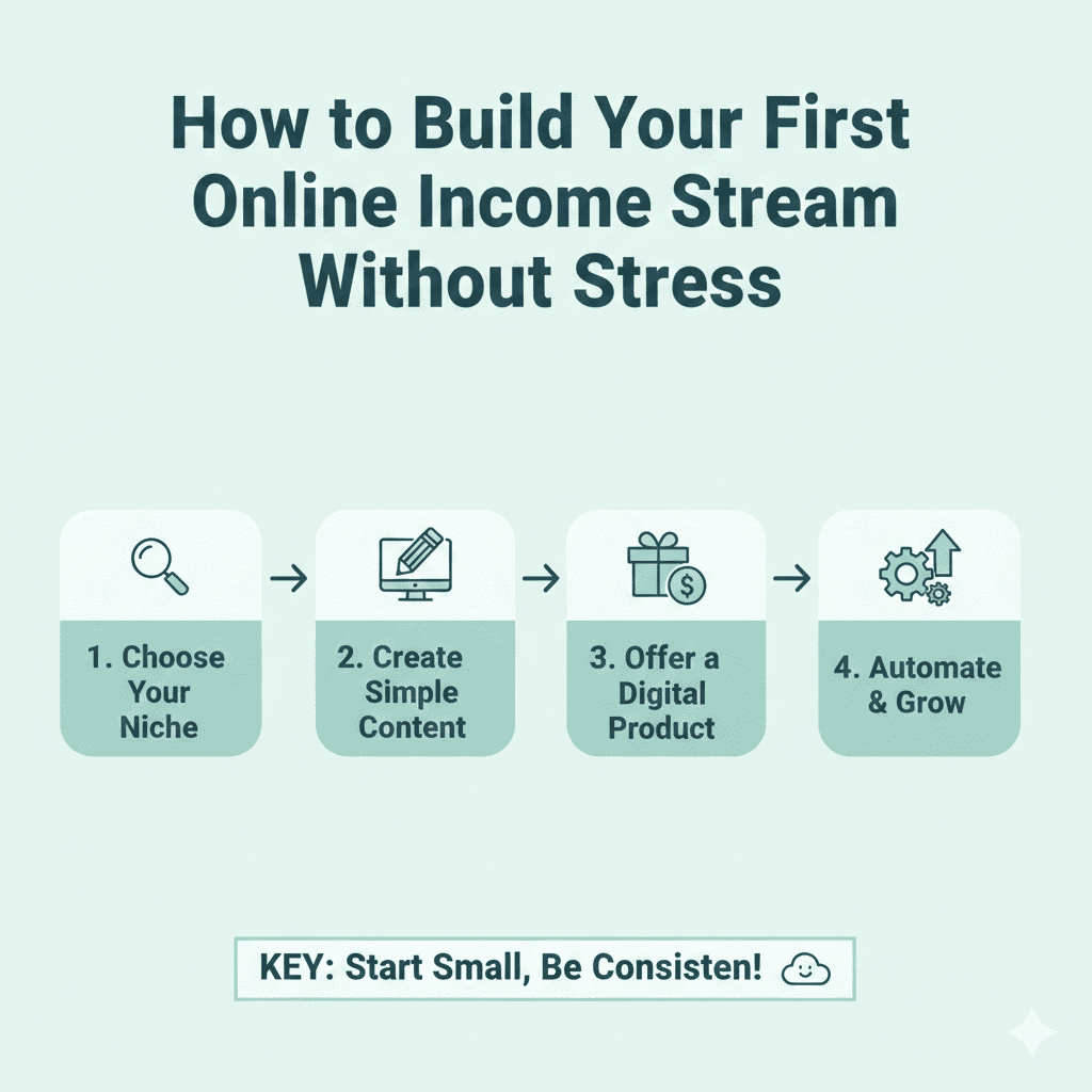 build your first online income stream