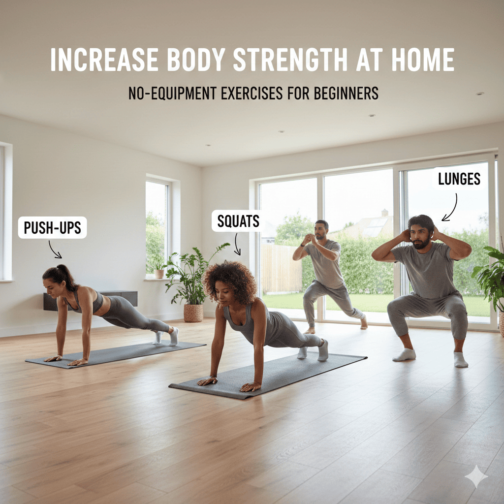 Increase Body Strength at Home