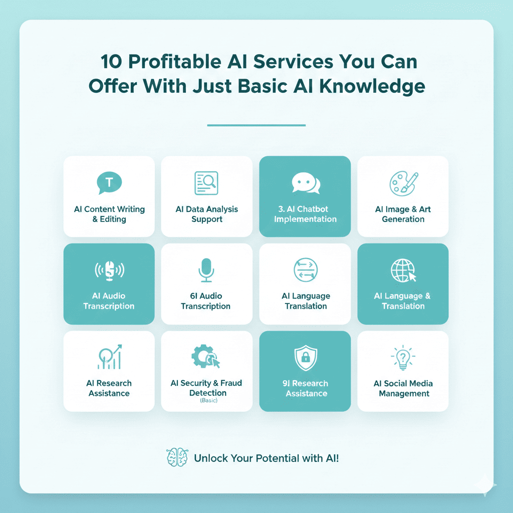 10 Profitable AI Services