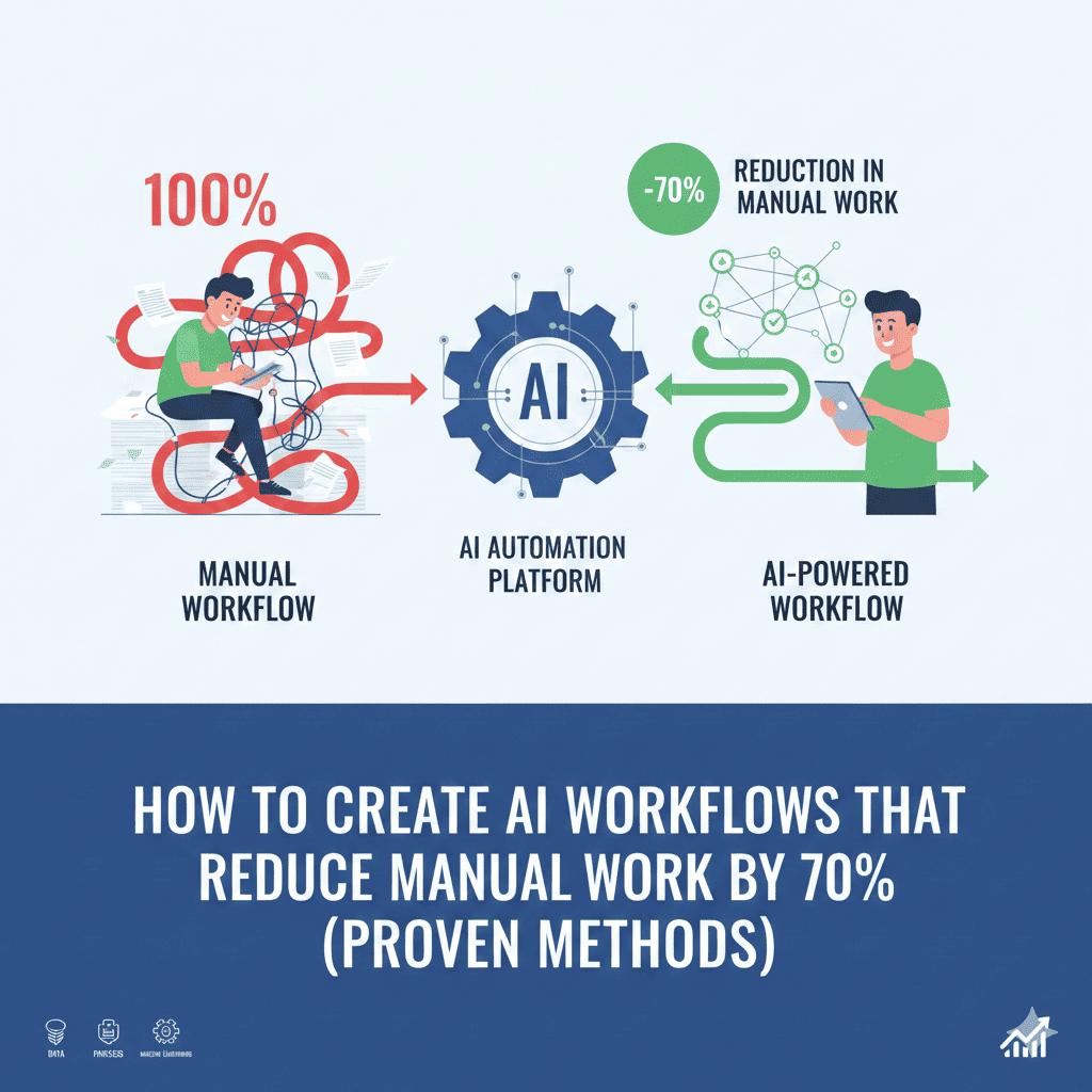 Create AI Workflows That Reduce Manual Work