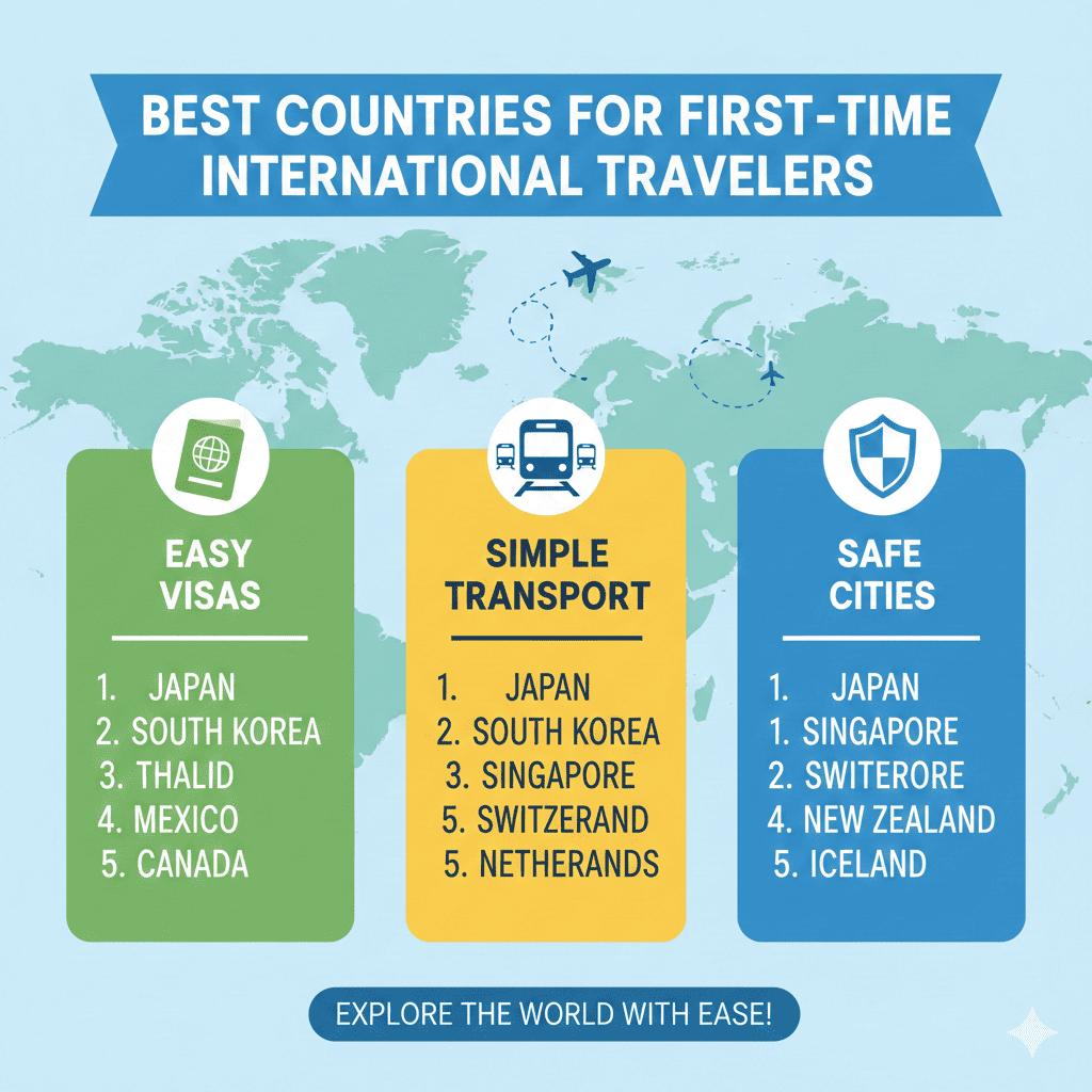Countries for First-Time International Travelers