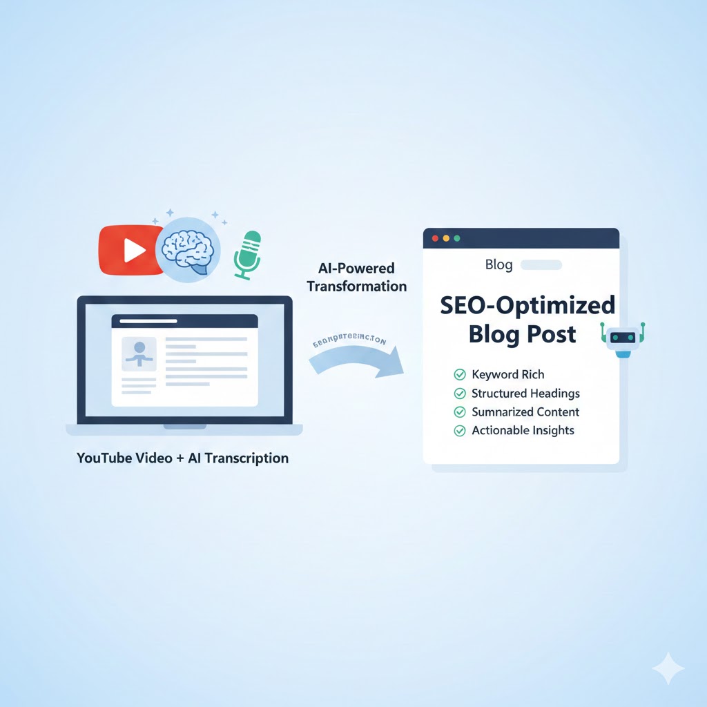 YouTube Videos Into SEO-Optimized Blog Posts