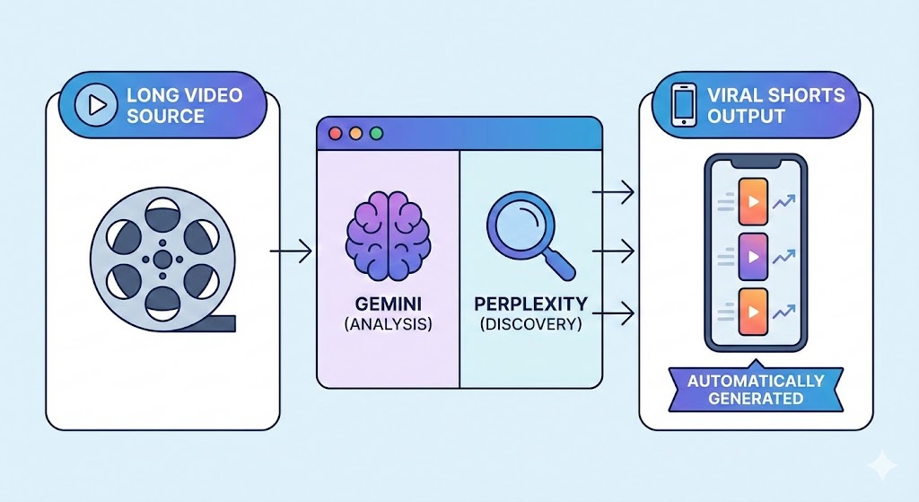 Turn Long Videos Into Viral Shorts Automatically