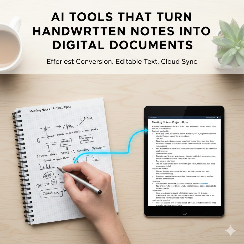 Turn Handwritten Notes Into Digital Documents