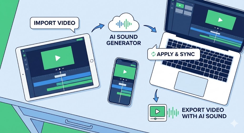 Add AI Sound Effects to Any Video