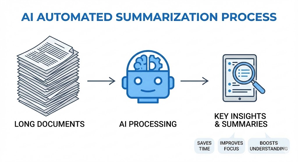 AI Automatically Summarizes Long Documents