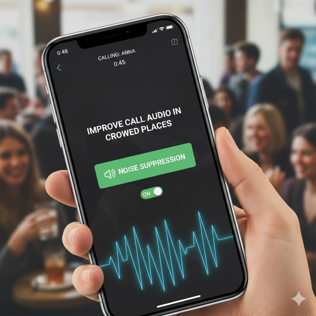 Improve Call Audio in Crowded Places