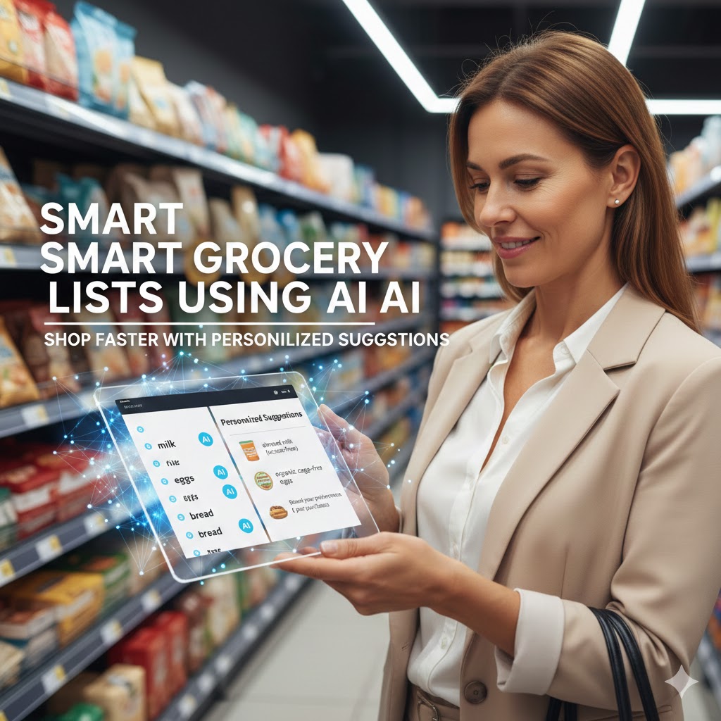 Smart Grocery Lists Using AI