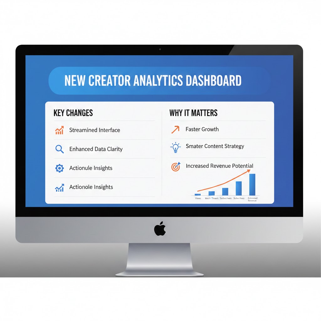 New YouTube Creator Analytics Dashboard