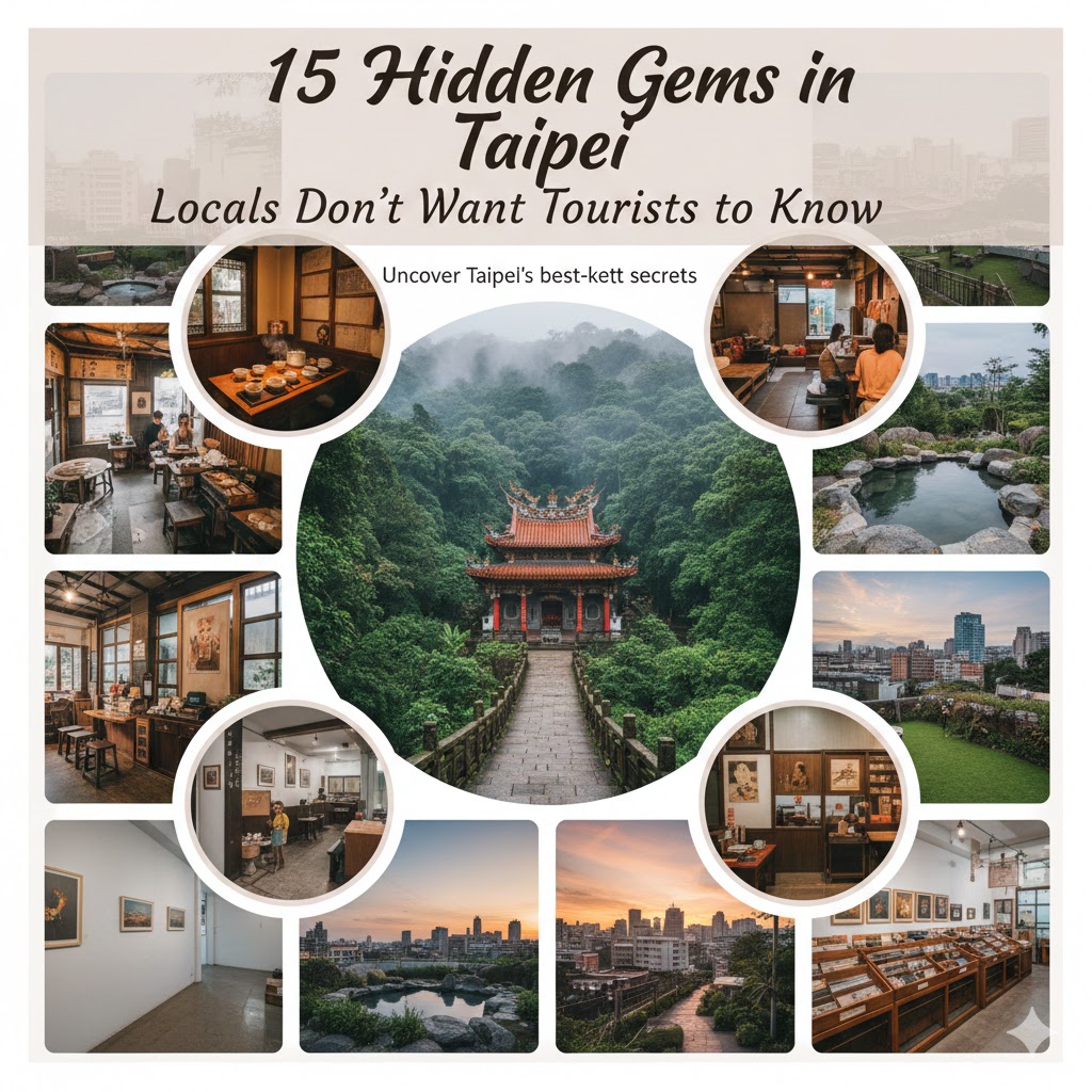 15 Hidden Gems in Taipei