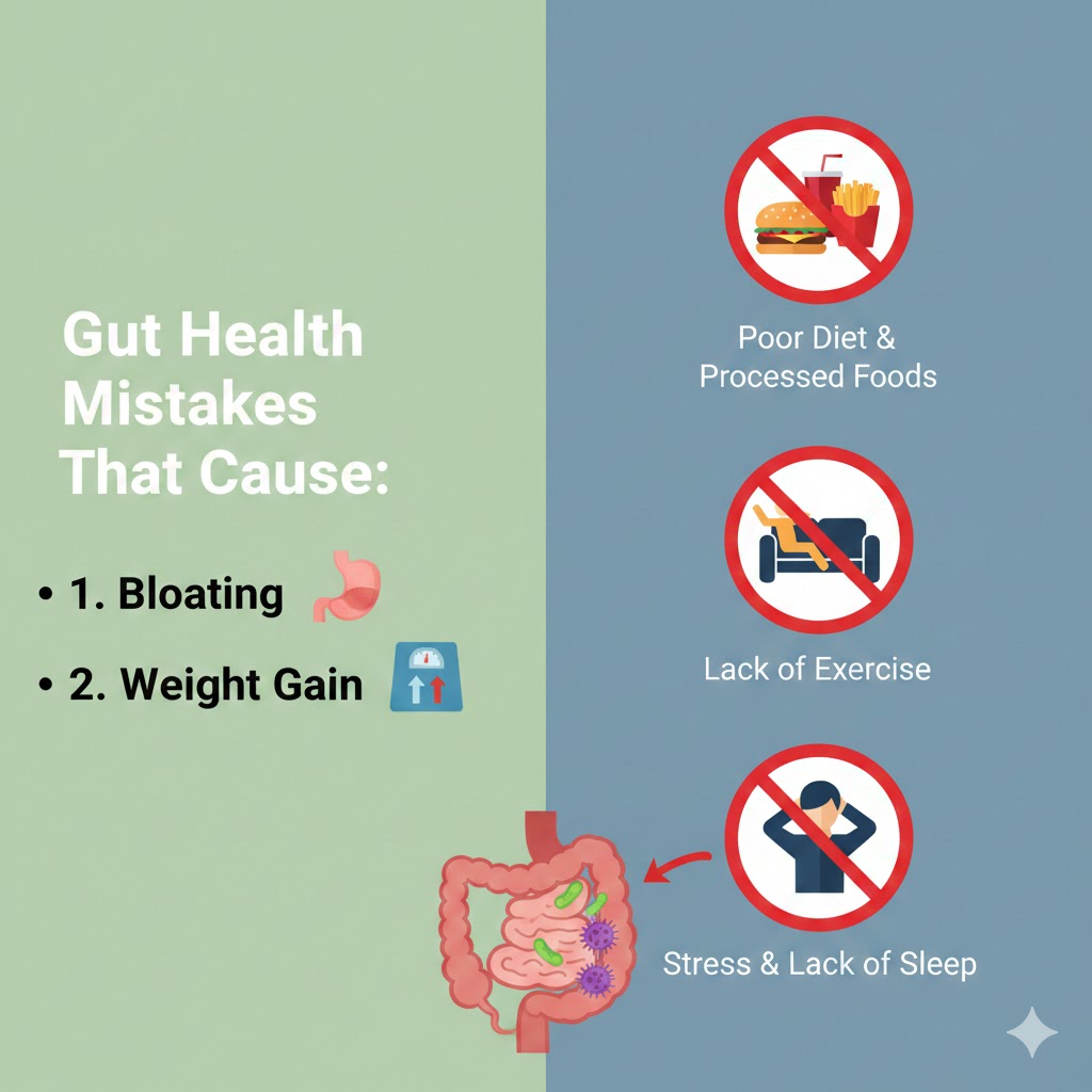 Gut Health Mistakes That Cause Bloating