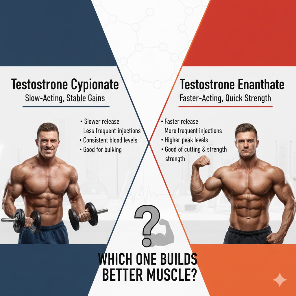 Testosterone Cypionate vs Enanthate