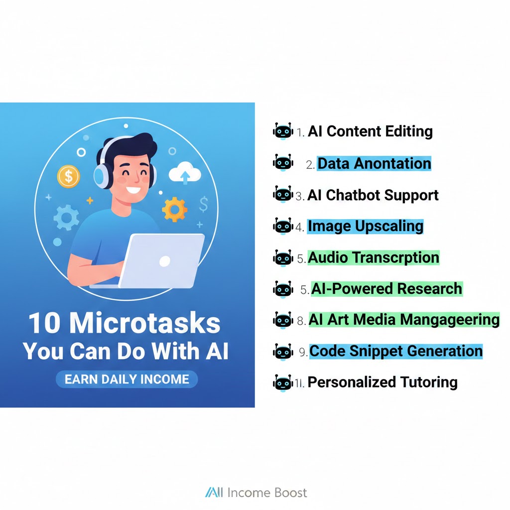 Microtasks You Can Do With AI to Earn Daily