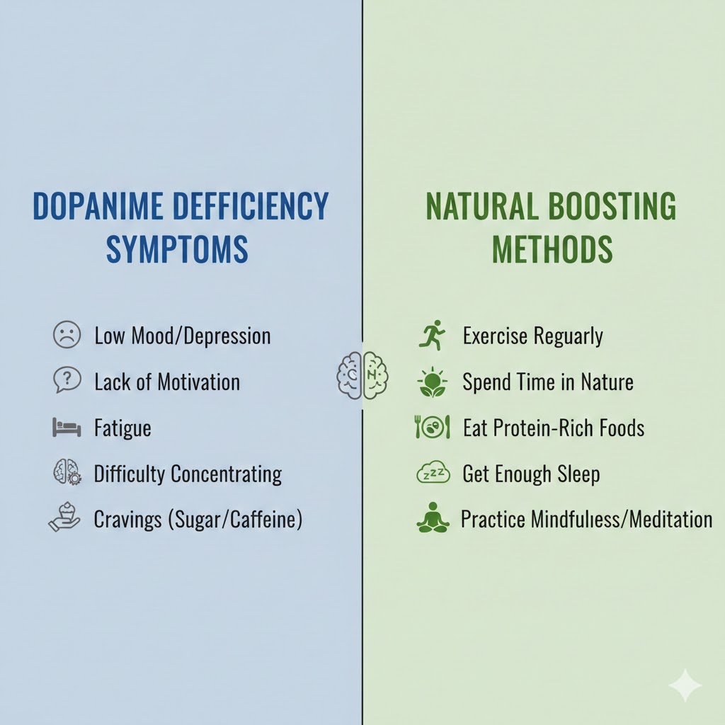 Dopamine Deficiency Symptoms