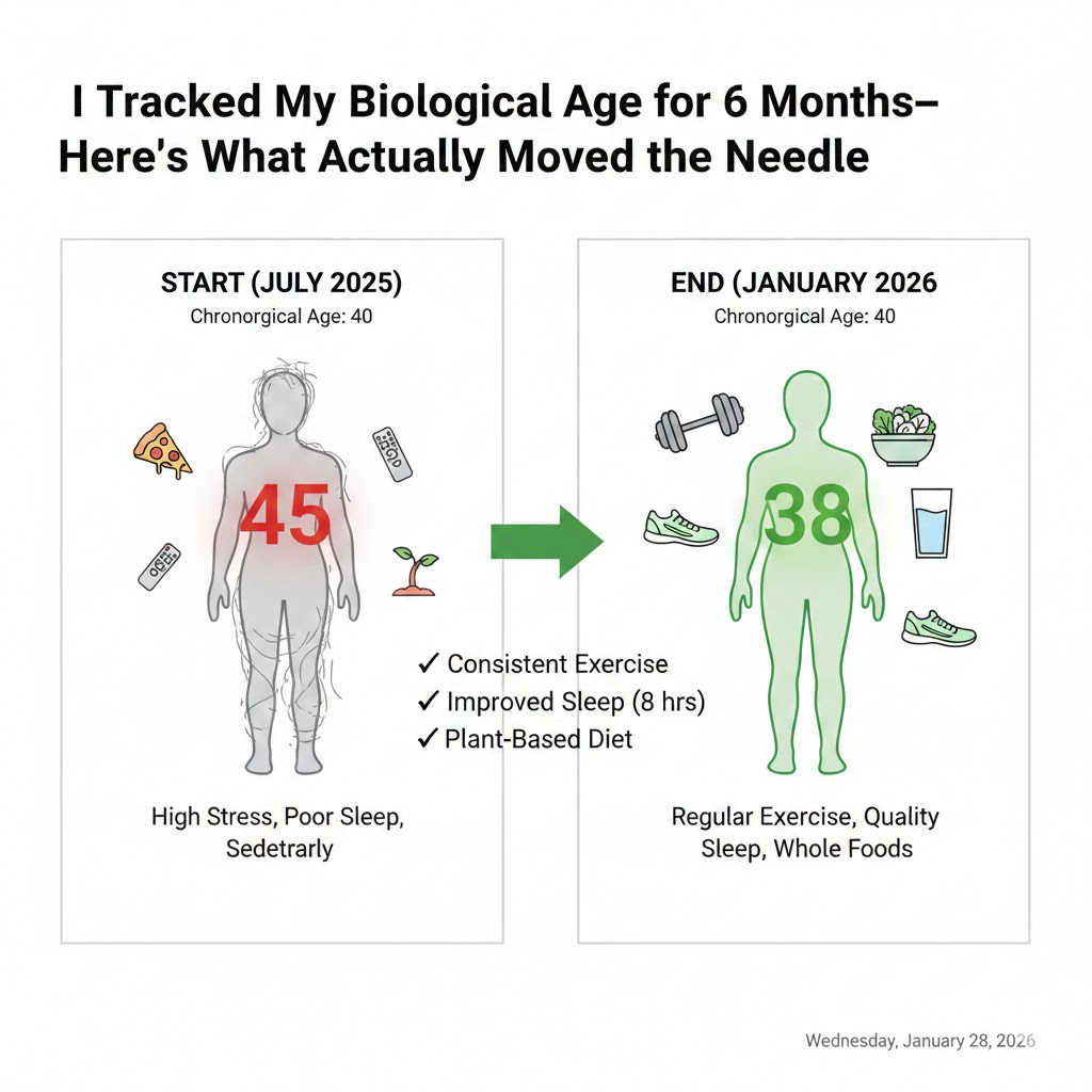 I Tracked My Biological Age for 6 Months