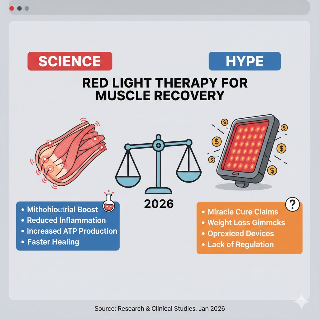 Red Light Therapy for Muscle Recovery
