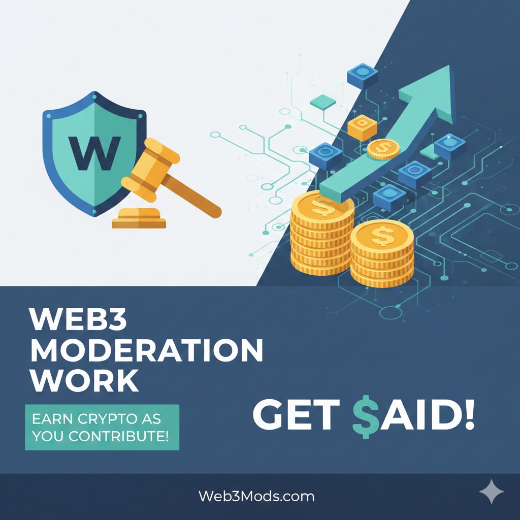 Web3 Moderation Work Pays You