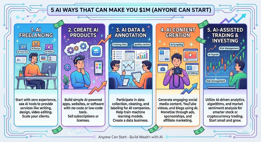 5 AI Ways That Can Make You $1M