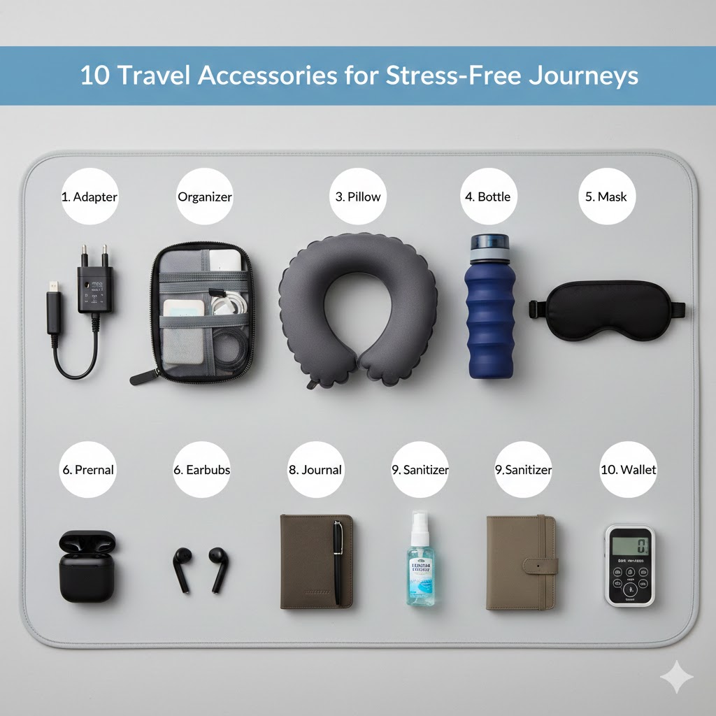 Best 10 Travel Accessories