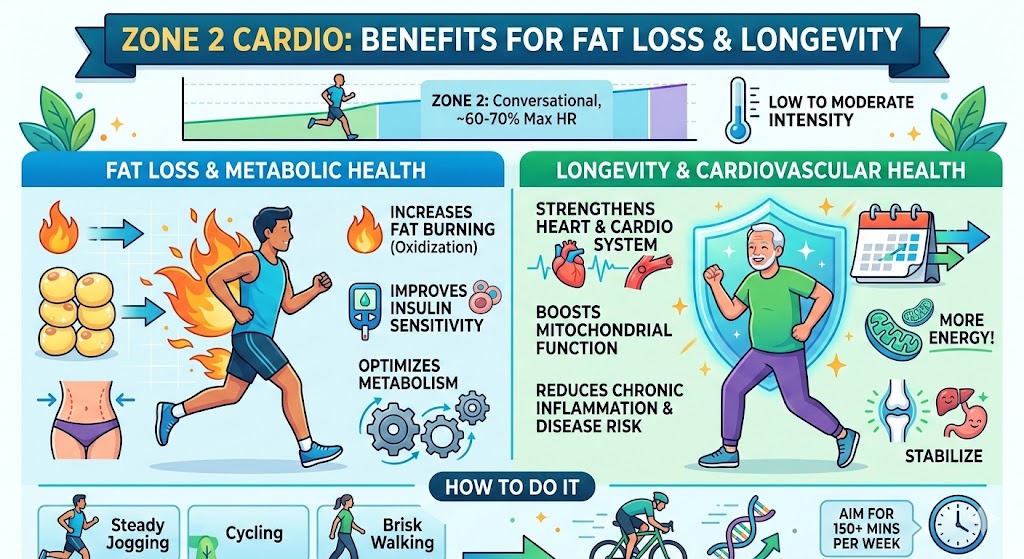 Zone 2 Cardio Benefits