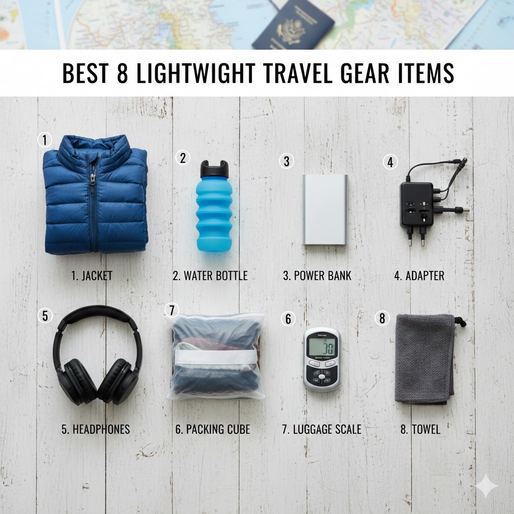Best 8 Lightweight Travel Gear Items