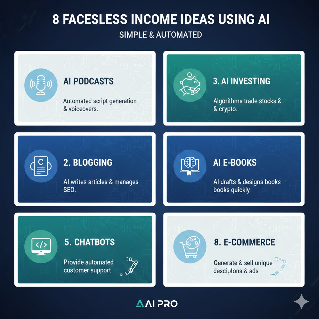 Best 8 Faceless Income Ideas
