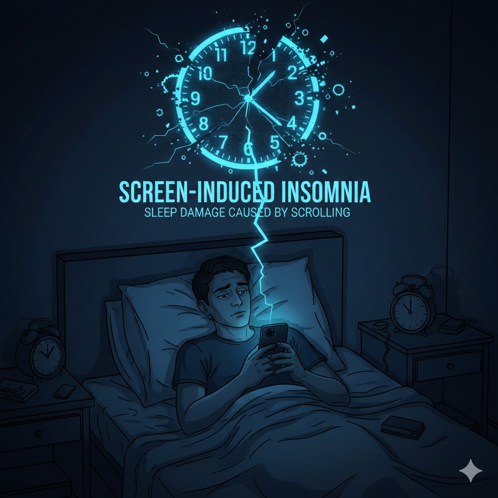 Screen-Induced Insomnia