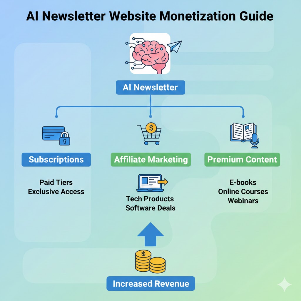 AI Newsletter Website Monetization