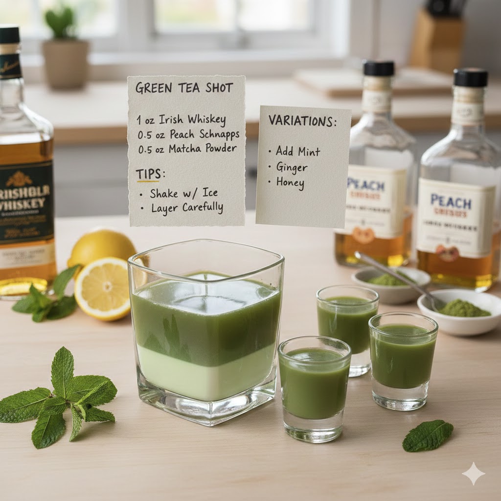 Green Tea Shot Recipe