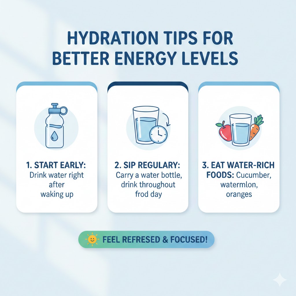 Hydration Tips for Better Energy