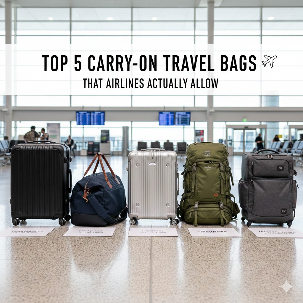 Top 5 Carry-On Travel Bags