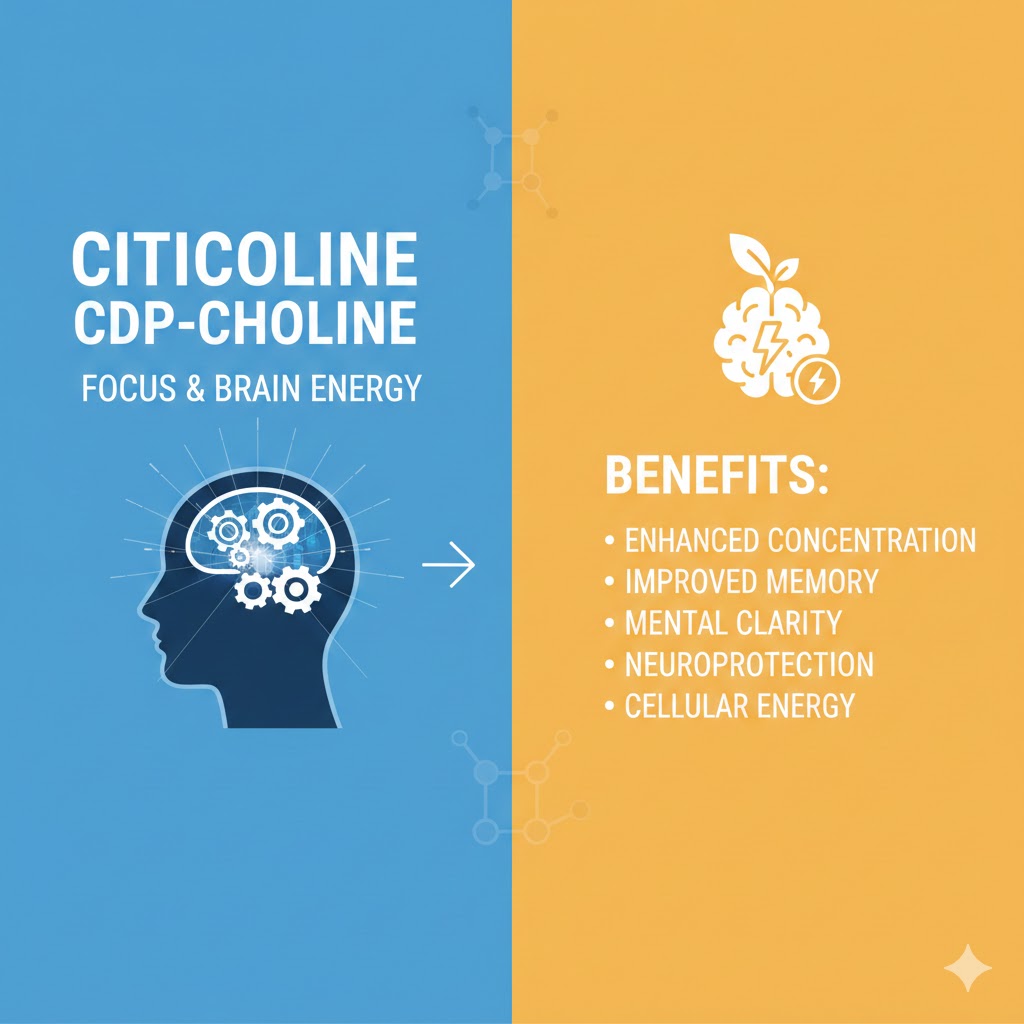 Citicoline CDP-Choline Benefits