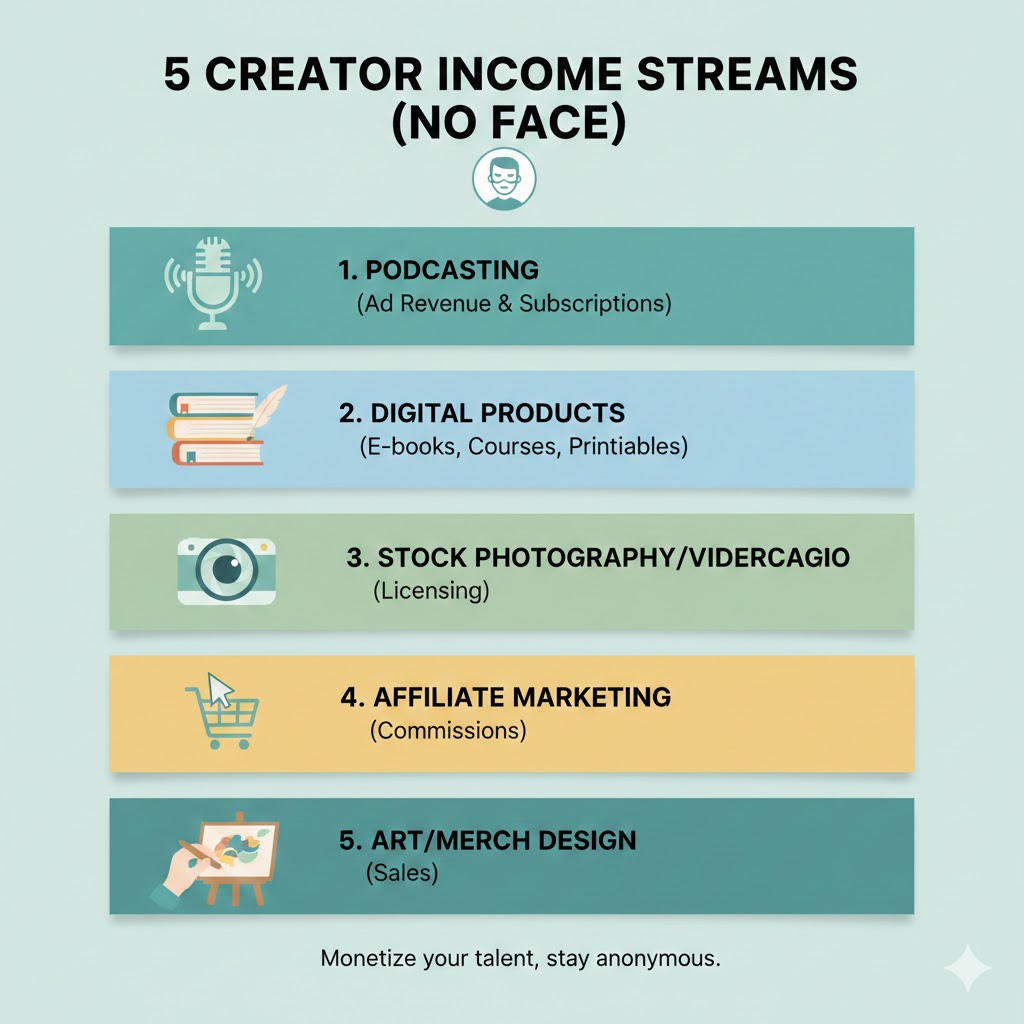 Best 5 Creator Income Streams