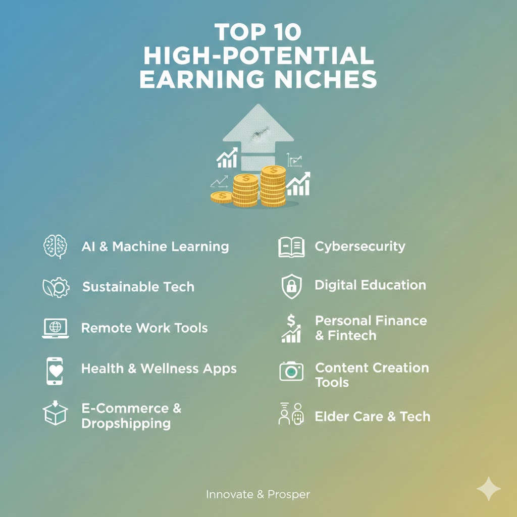 Top 10 High-Potential Earning Niches