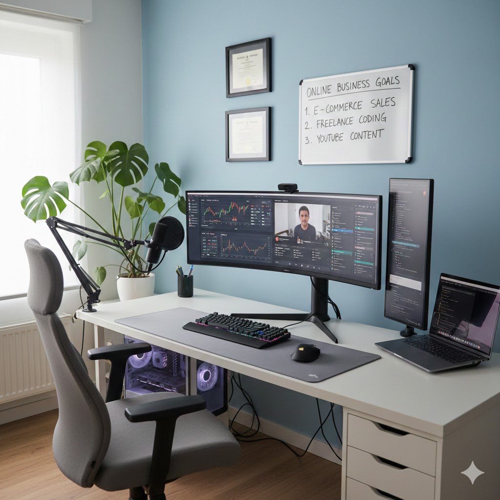 Home Tech Setup for Online Income Streams
